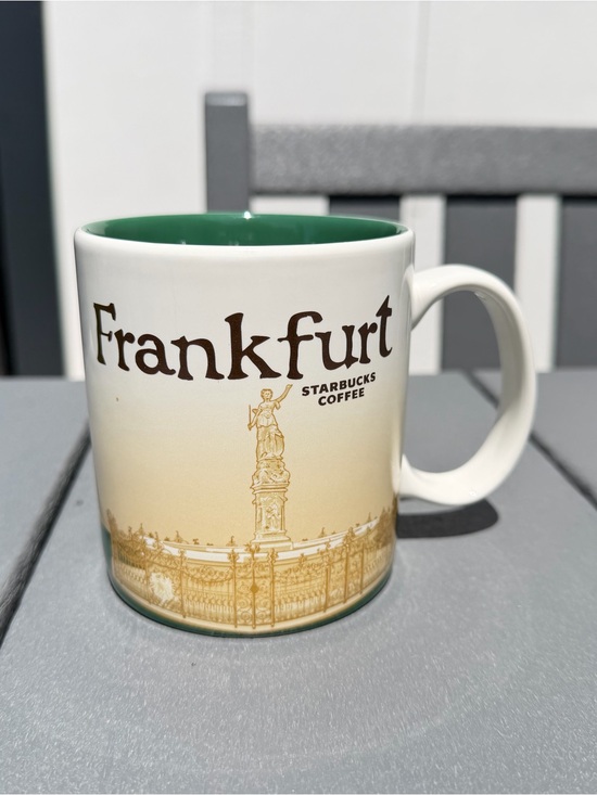 Starbucks Other - Starbucks Frankfurt Germany City Mug 16 oz - White, Beige & Green